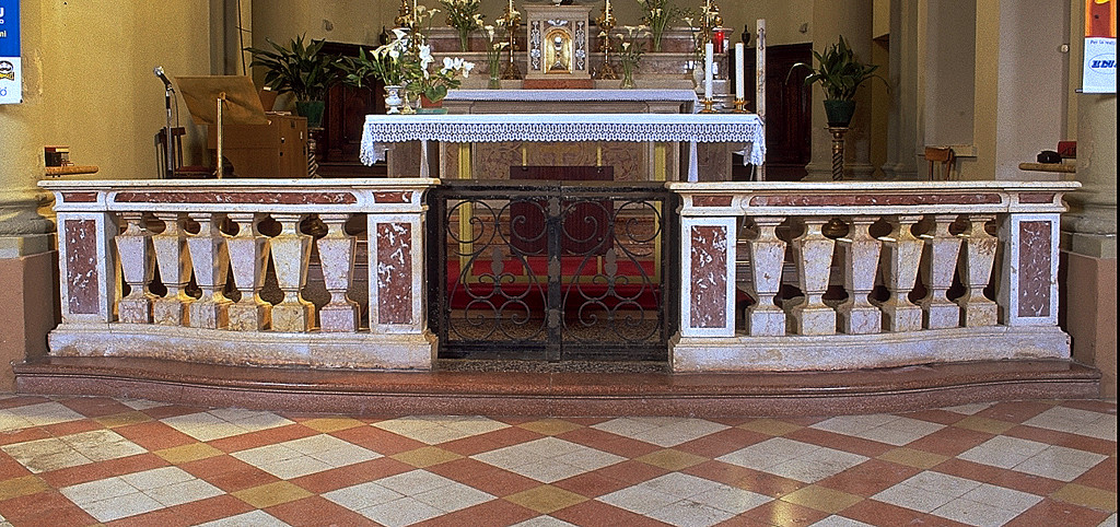 balaustrata - manifattura ferrarese (seconda metà sec. XVIII)