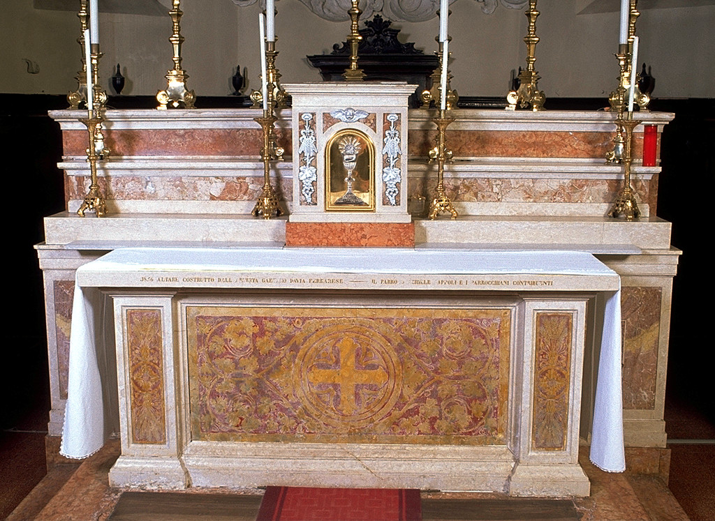 altare maggiore di Davia Gaetano (sec. XIX)