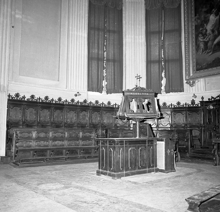 stalli del coro - bottega emiliano-romagnola (sec. XVIII)