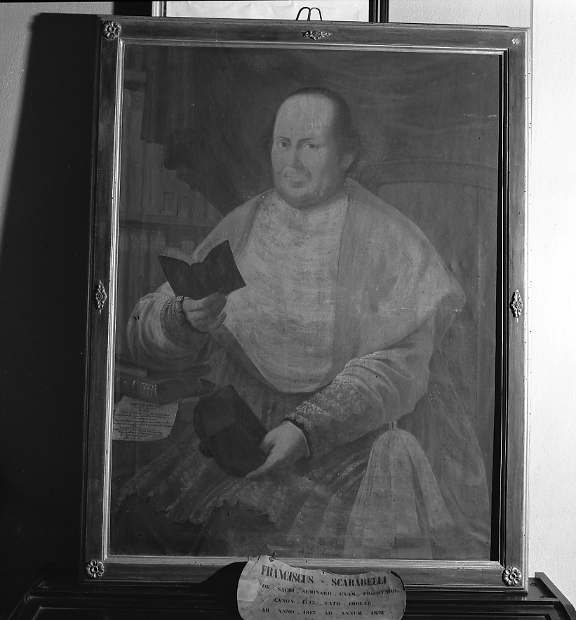 Canonico Francesco Scarabelli (dipinto) - ambito emiliano (sec. XIX)