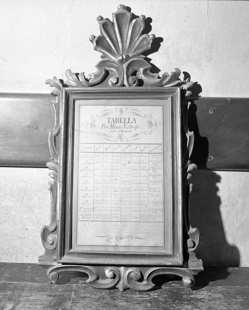 bacheca - bottega emiliano-romagnola (sec. XVIII)