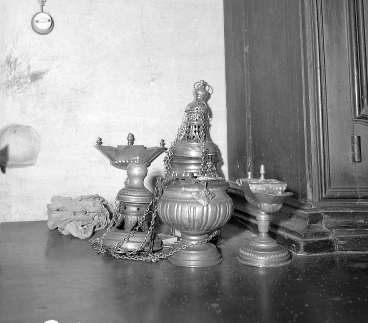 navicella portaincenso - bottega emiliano-romagnola (prima metà sec. XX)