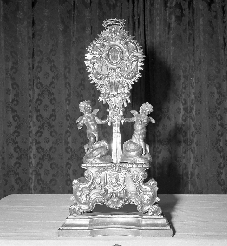 reliquiario - a ostensorio - bottega emiliano-romagnola (sec. XVII)