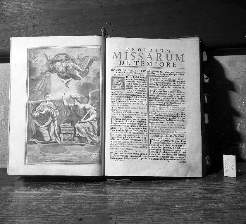 coperta di libro liturgico - manifattura romana (sec. XVIII)