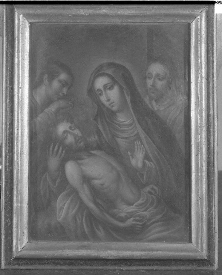 compianto sul Cristo morto (dipinto) - ambito emiliano-romagnolo (sec. XVIII)
