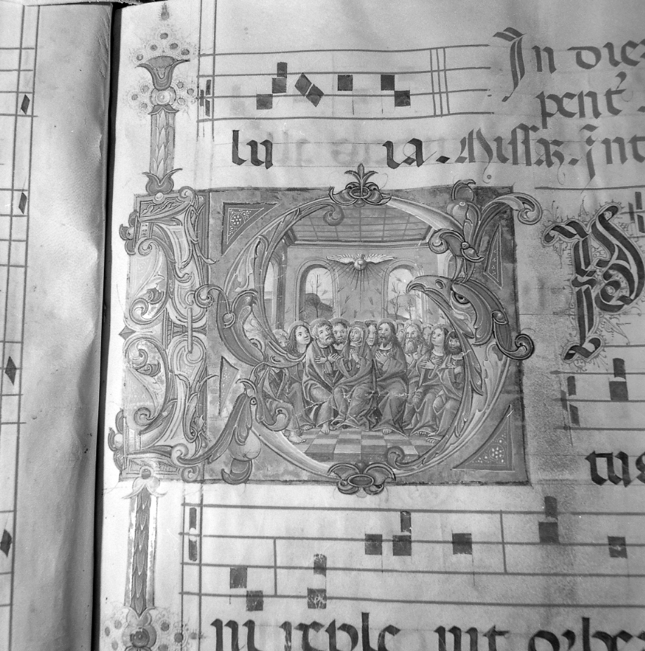 coperta di libro liturgico di Giovanni da Ferrara padre (ultimo quarto sec. XV)