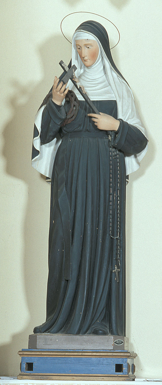 Santa Rita da Cascia (statua processionale) - ambito veneto (sec. XX)