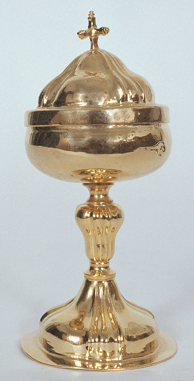 pisside da viatico - ambito ferrarese (sec. XVIII)