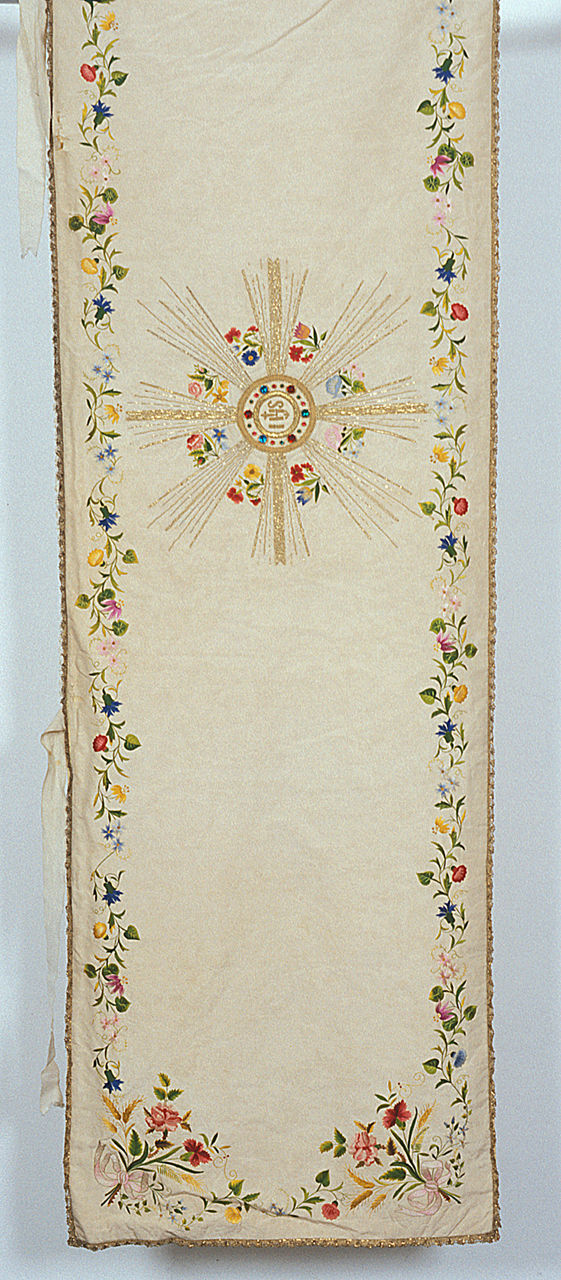 velo omerale - manifattura italiana (sec. XX)