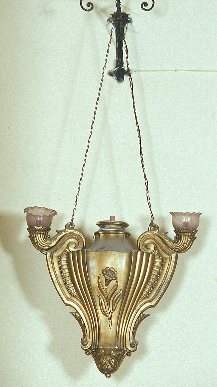 lampada pensile, serie - produzione italiana (sec. XX)