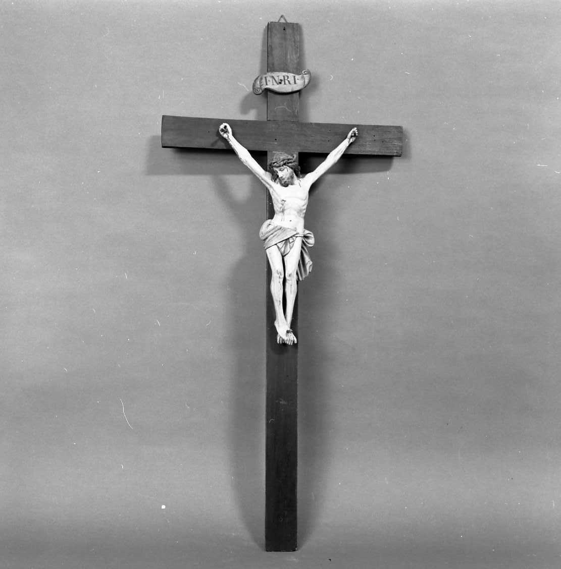 Cristo crocifisso (scultura) - bottega emiliano-romagnola (sec. XIX)