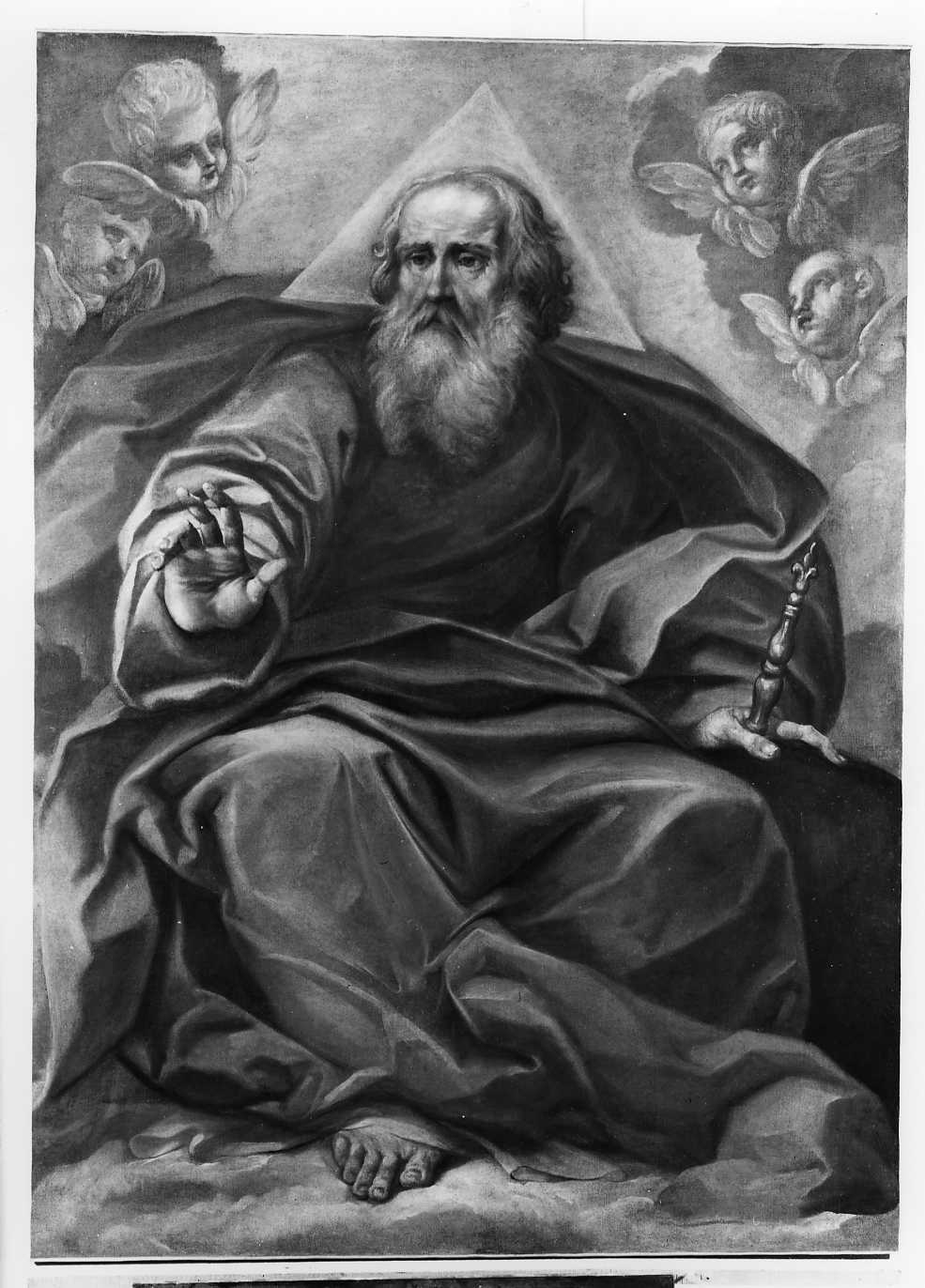 Dio Padre (dipinto) di Lunghi Antonio (sec. XVIII)