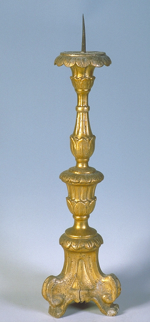 candeliere, serie - manifattura ferrarese (secc. XVIII/ XIX)