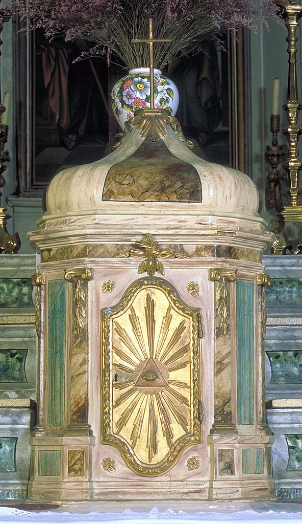 tabernacolo - manifattura ferrarese (prima metà sec. XIX)