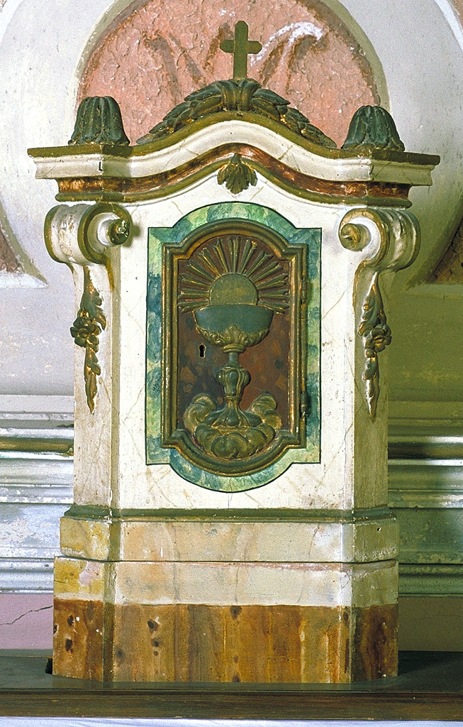 tabernacolo - manifattura ferrarese (secc. XVIII/ XIX)