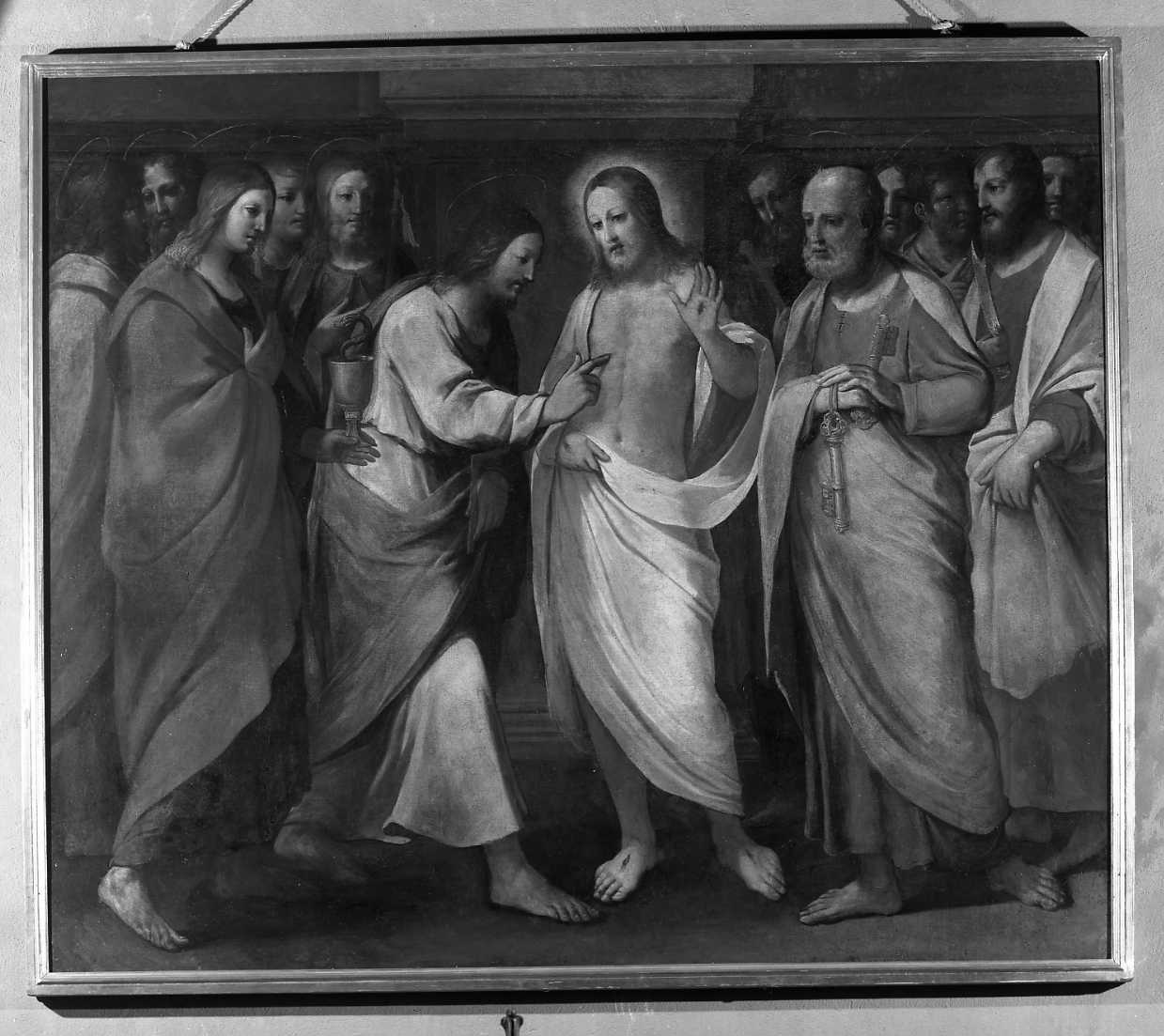 incredulità di San Tommaso (dipinto) di Gessi Francesco (sec. XVII)