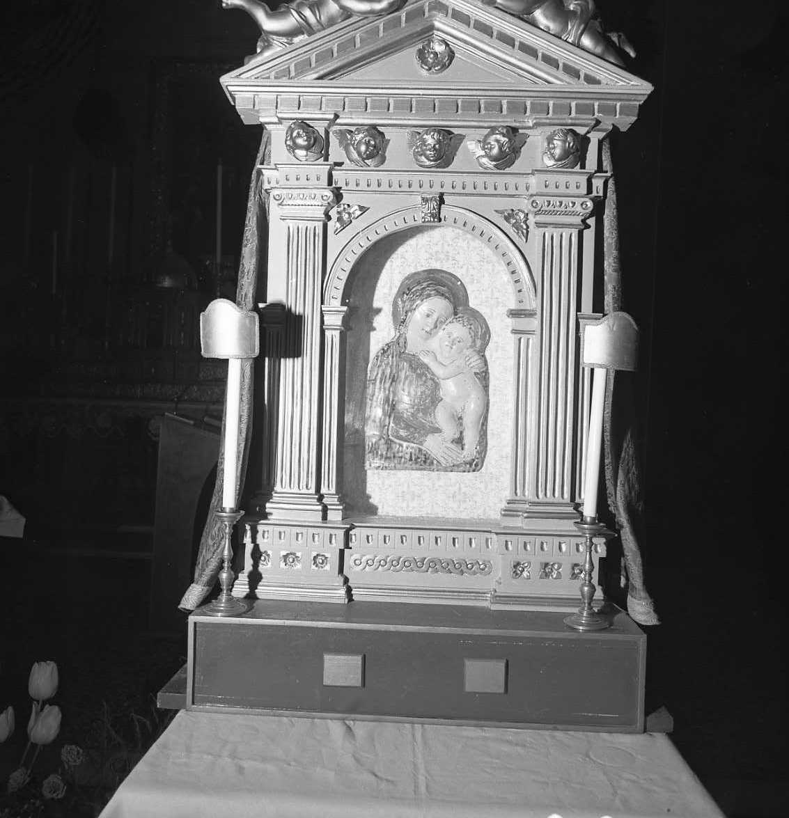 Madonna con Bambino (rilievo) - bottega emiliano-romagnola (sec. XVII)