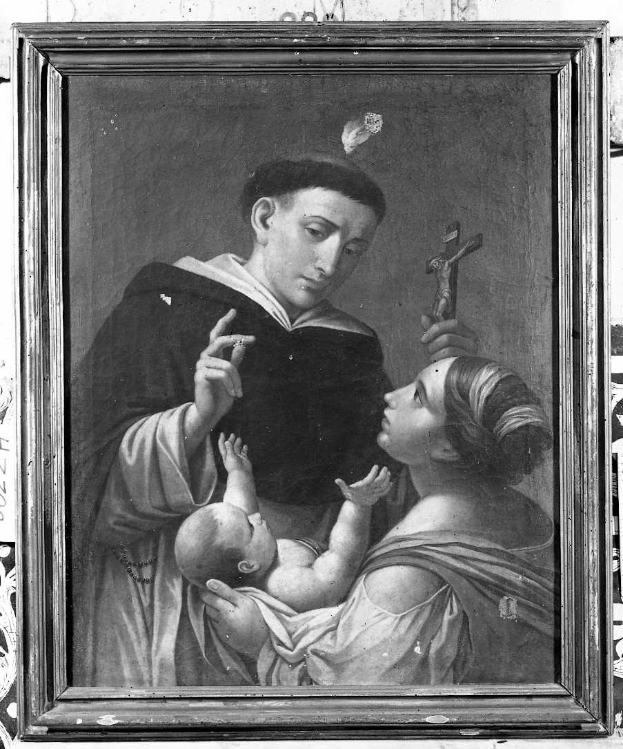 San Vincenzo Ferrer riporta alla vita un bambino (dipinto) di Righini Giuseppe (sec. XVIII)