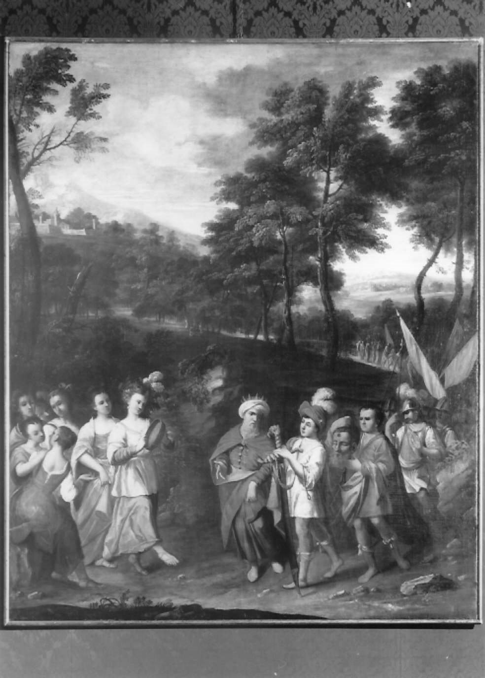 Trionfo di David (dipinto) di Zola Giuseppe (prima metà sec. XVIII)