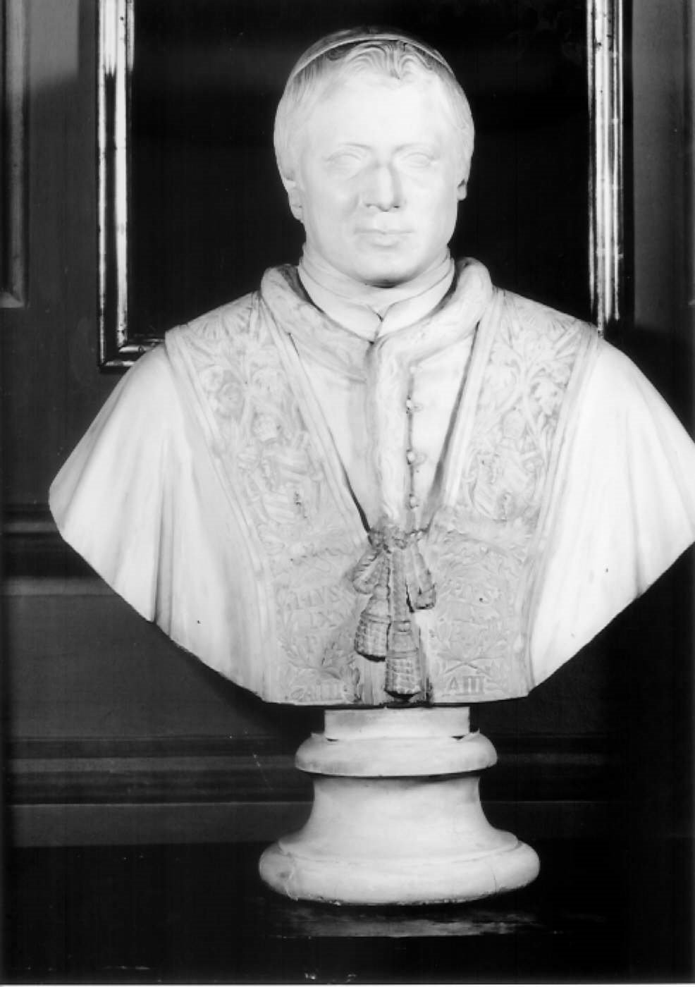 ritratto di Pio IX (busto) - bottega romana (sec. XIX)