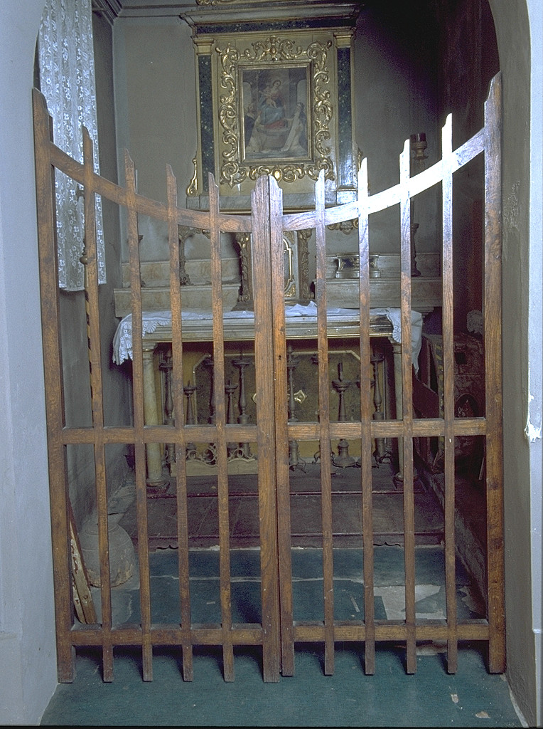 cancellata - manifattura ferrarese (seconda metà sec. XIX)