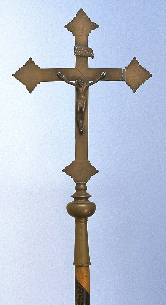 croce - manifattura ferrarese (secc. XVII/ XVIII)