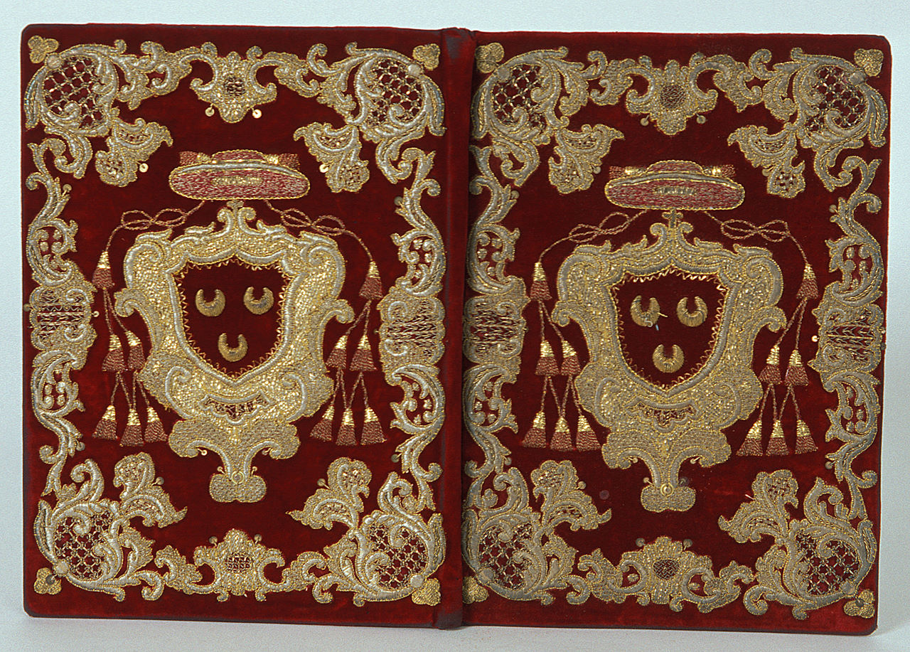 coperta di libro - ambito romano (sec. XVIII)