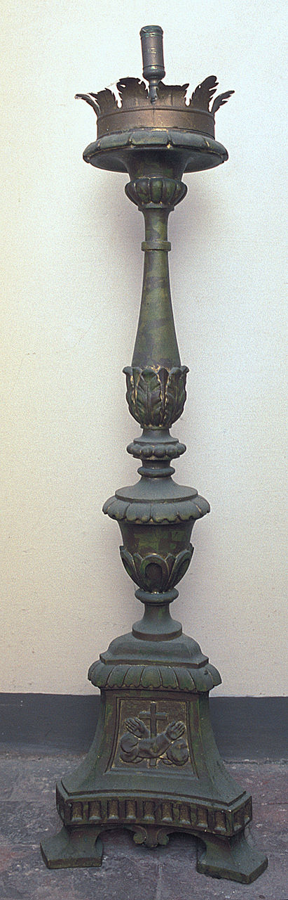 candeliere - ambito ferrarese (metà sec. XIX)