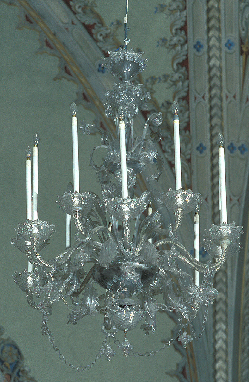 lampadario - ambito emiliano (secondo quarto sec. XX)