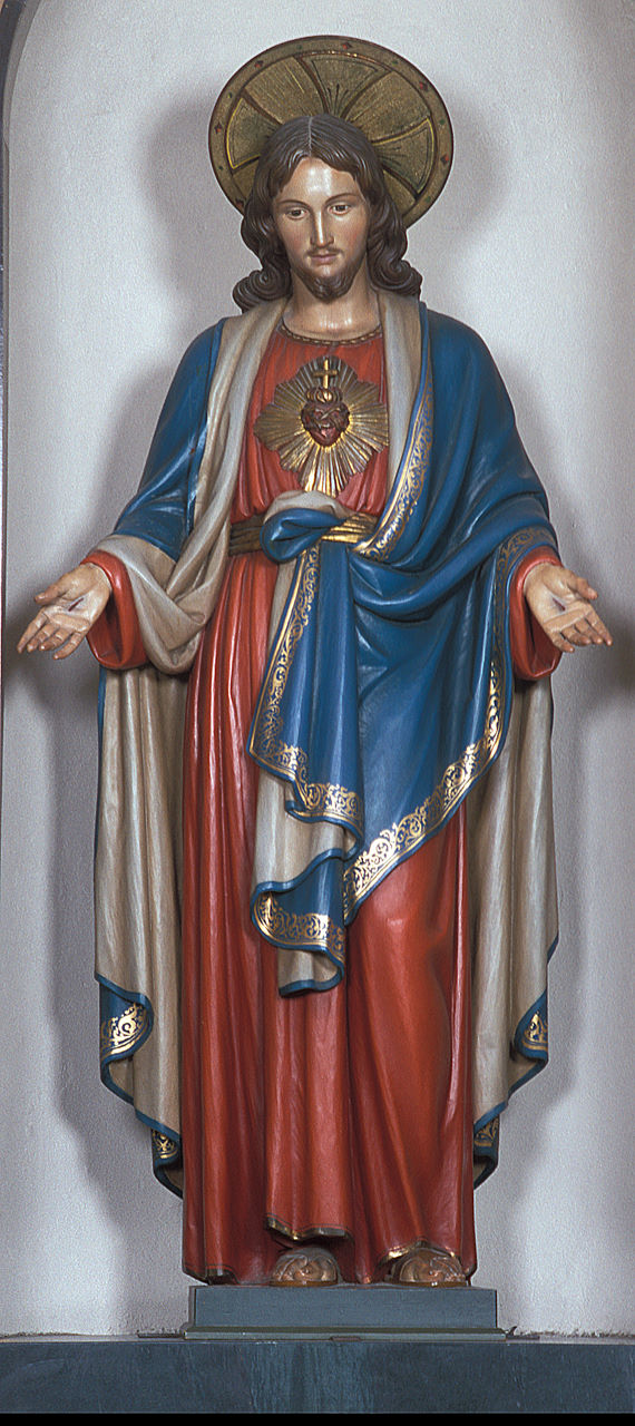 Sacro Cuore di Gesù (statua) - ambito italiano (secondo quarto sec. XX)