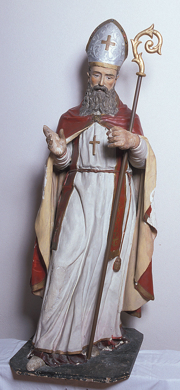 San Biagio (statua) - ambito emiliano (seconda metà sec. XIX)