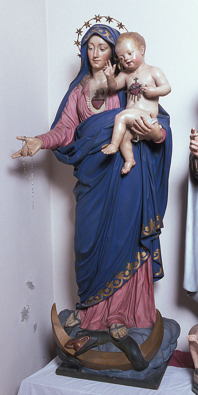 Immacolata concezione (statua) - ambito emiliano (seconda metà sec. XIX)
