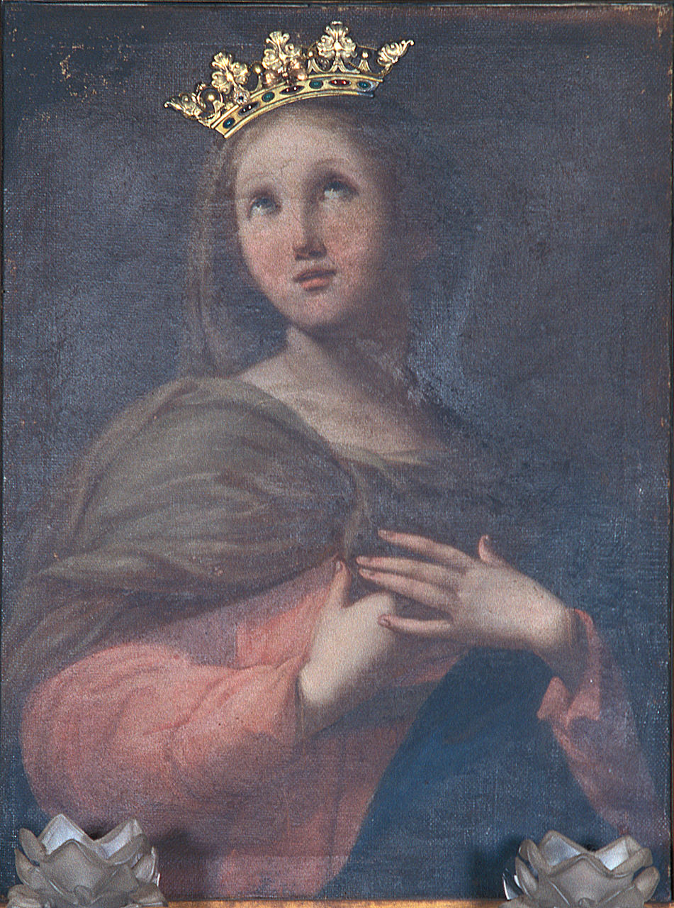 Madonna della Misericordia, Madonna (dipinto, elemento d'insieme) di Soleri Brancaleoni Giuseppe (ultimo quarto sec. XVIII)