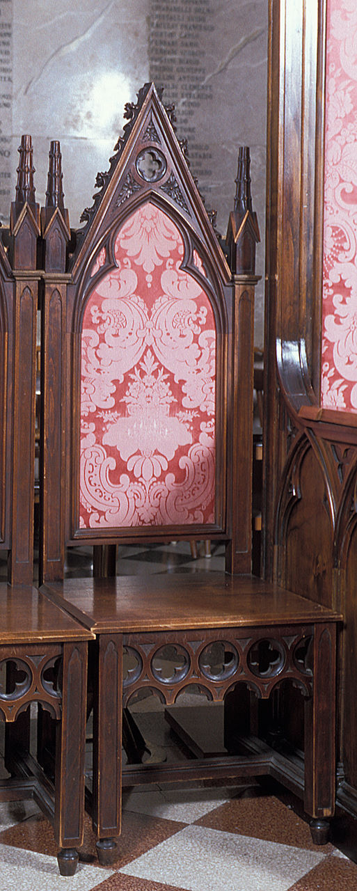 sedia, serie - ambito ferrarese (secondo quarto sec. XX)