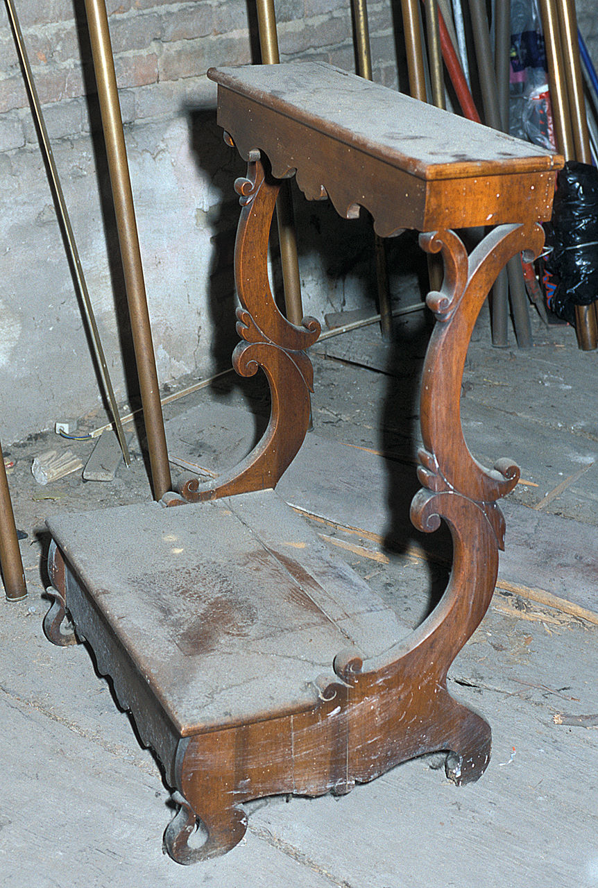 inginocchiatoio, serie - ambito ferrarese (seconda metà sec. XIX)