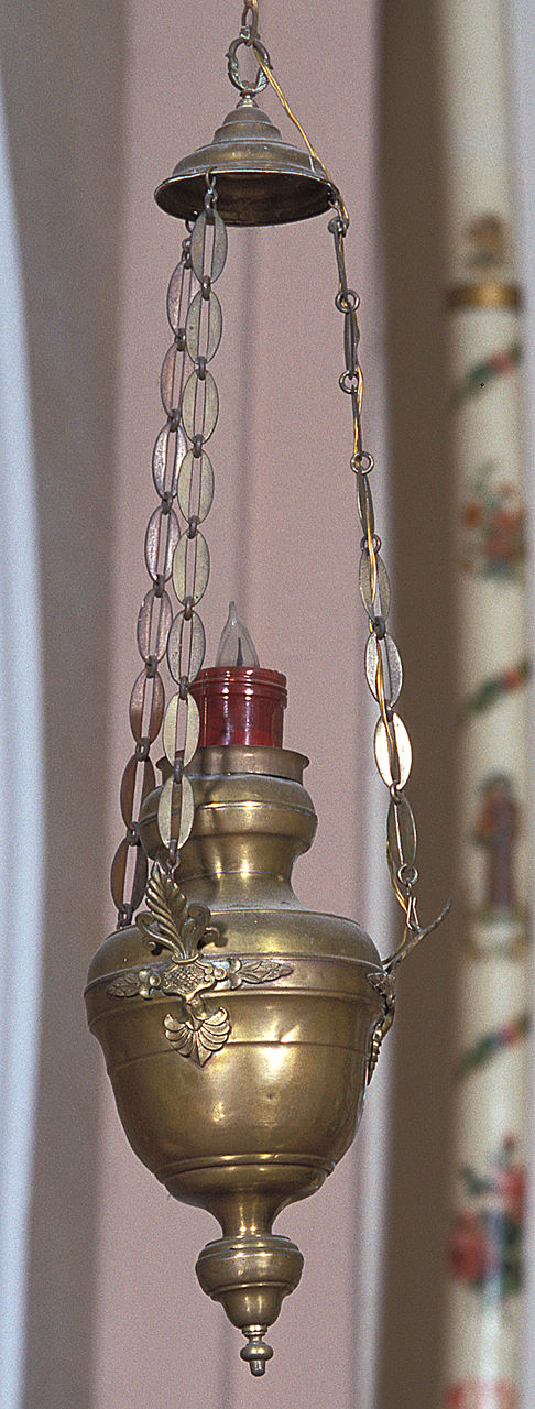 lampada pensile, serie - produzione italiana (primo quarto sec. XX)