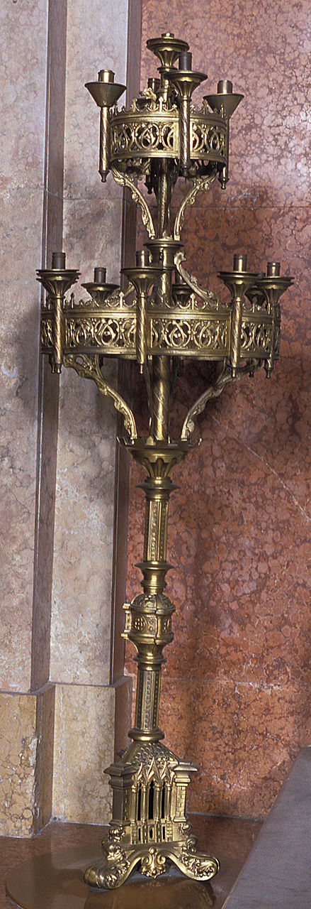 candelabro, serie - produzione italiana (secondo quarto sec. XX)