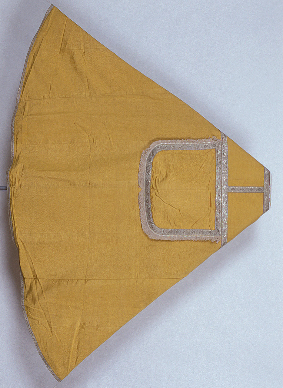 piviale, elemento d'insieme - manifattura italiana (ultimo quarto sec. XIX)