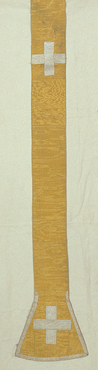 stola, elemento d'insieme - manifattura italiana (seconda metà sec. XIX)