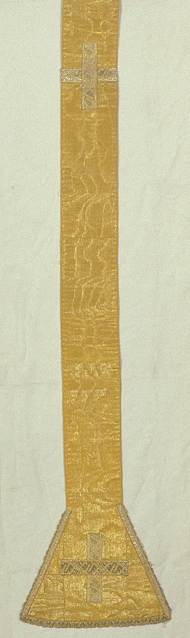 stola, elemento d'insieme - manifattura italiana (secc. XVIII/ XIX)