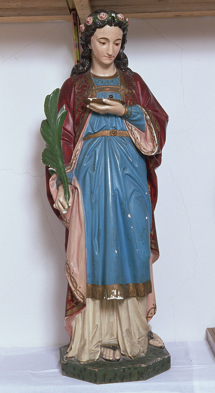 Santa Lucia (statua) - produzione italiana (prima metà sec. XX)