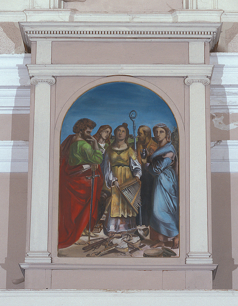 cassa d'organo - bottega ferrarese (secc. XIX/ XX)