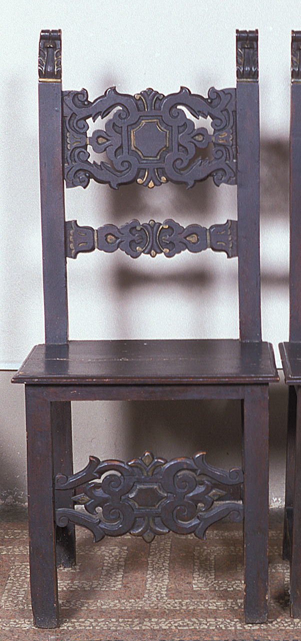 sedia, serie - bottega emiliana (seconda metà sec. XIX)