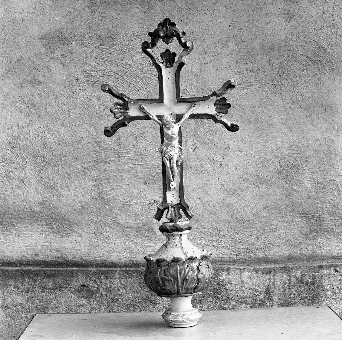 croce processionale - bottega imolese (prima metà sec. XIX)