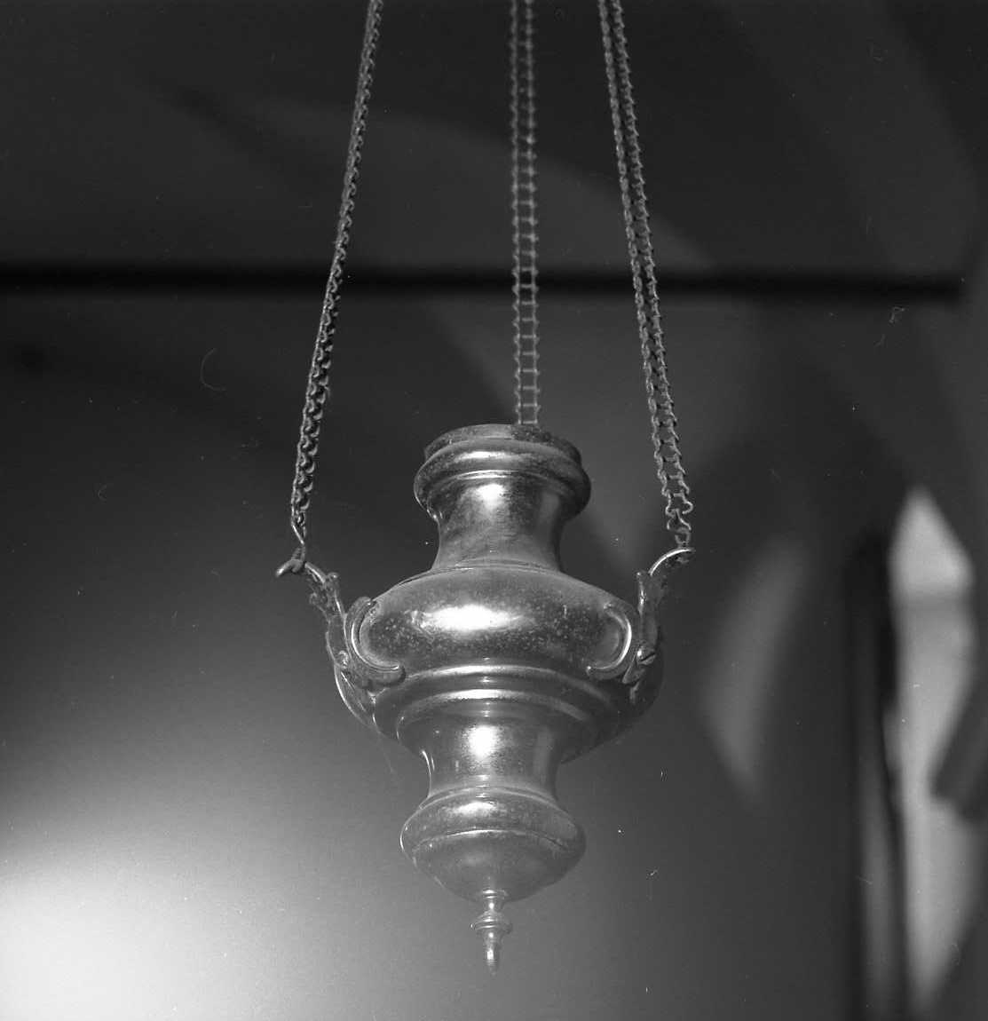 lampada pensile - bottega emiliano-romagnola (sec. XIX)