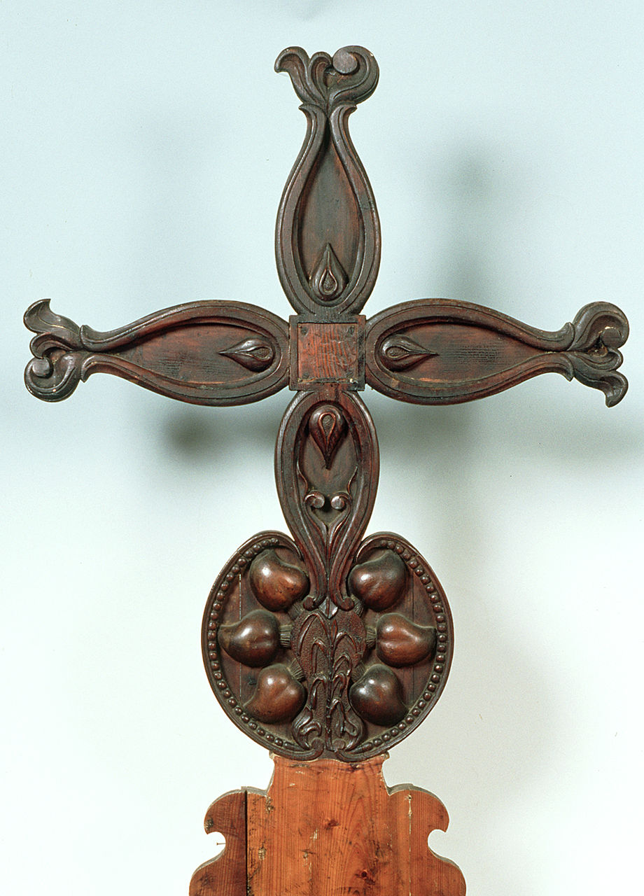 croce processionale - bottega ferrarese (sec. XX)