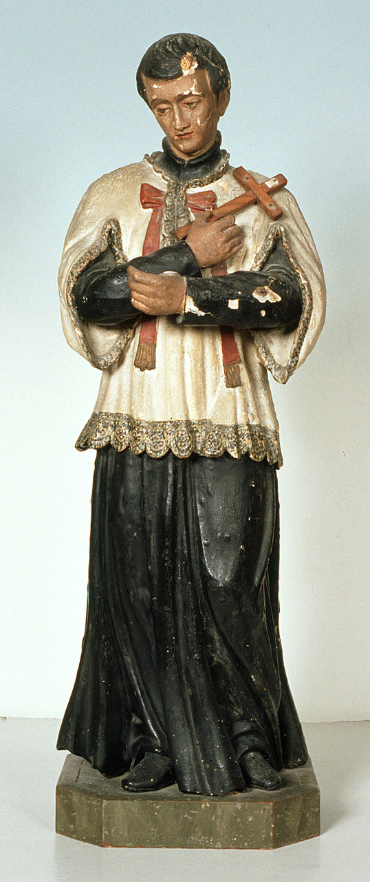 San Luigi Gonzaga (statua) - bottega emiliana (sec. XIX)