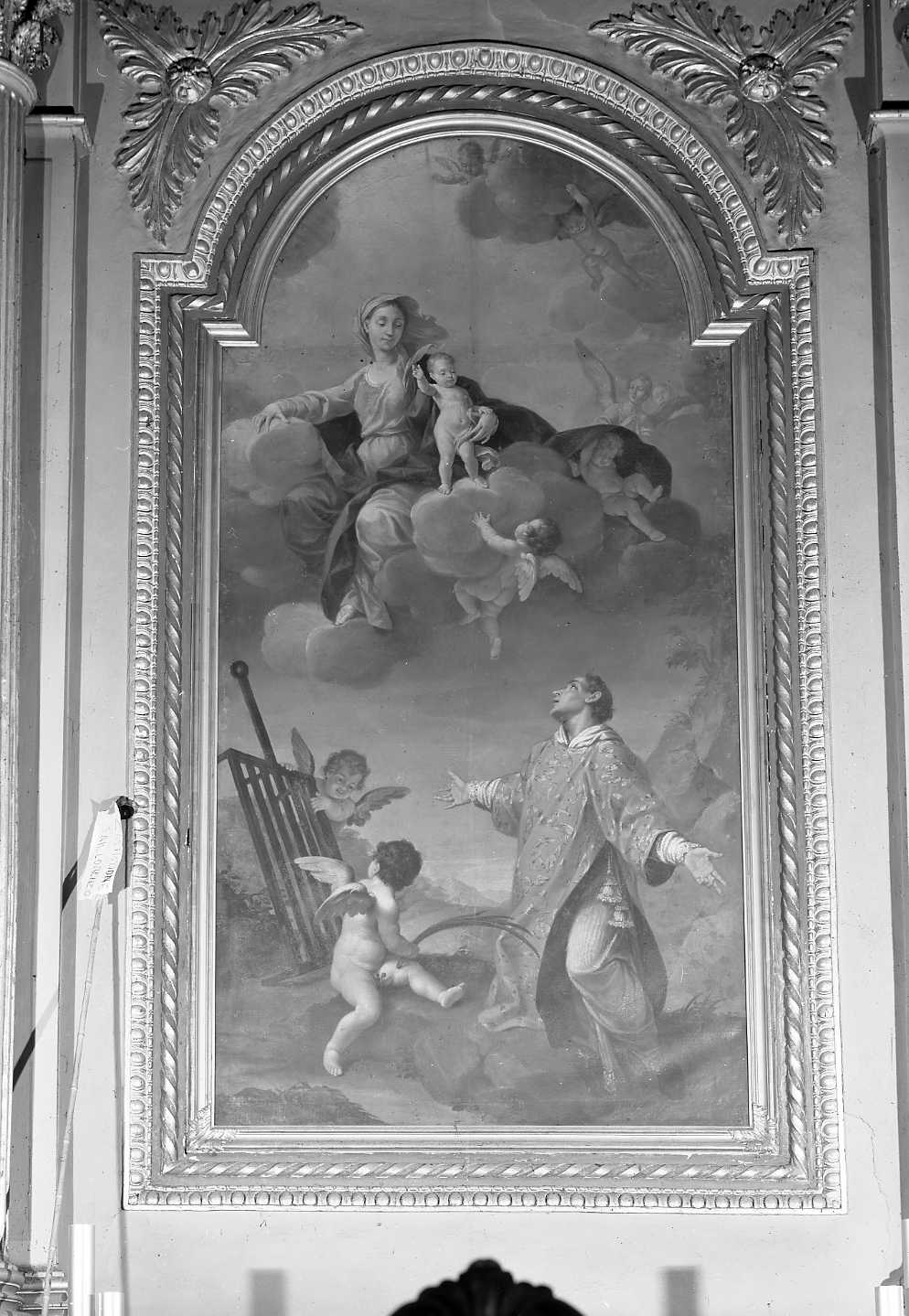 Madonna con Bambino e San Lorenzo (dipinto) - ambito bolognese (seconda metà sec. XVIII)