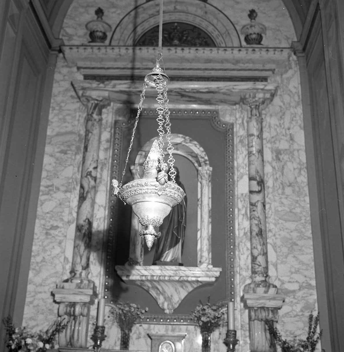 lampada pensile - bottega bolognese (sec. XIX)