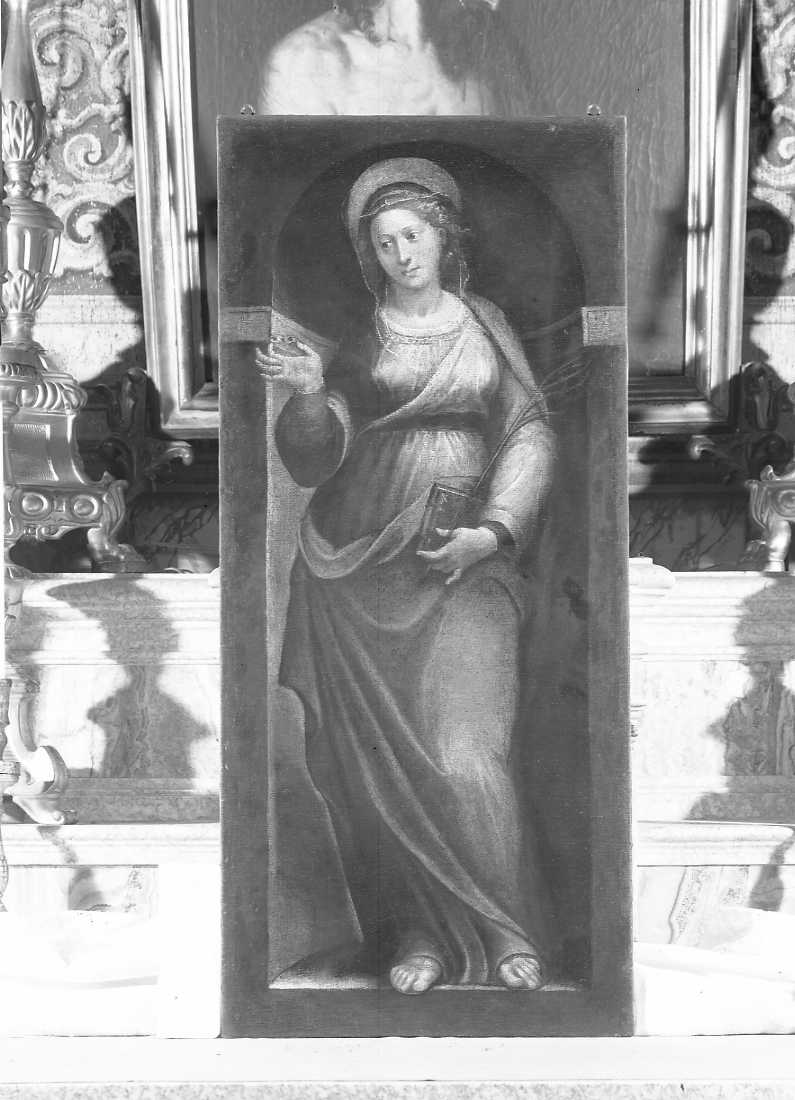 Santa Lucia (dipinto) di Massari Lucio (attribuito) (prima metà sec. XVII)